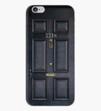221b baker street black wood door iPhone Case