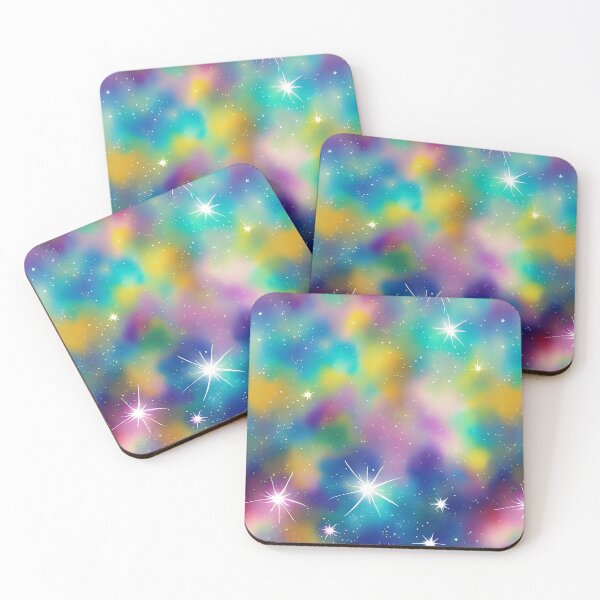 Item preview, Colorful Bright Stars in the Universe Seamless Pattern, Watercolor designed and sold by Girly-Universe.