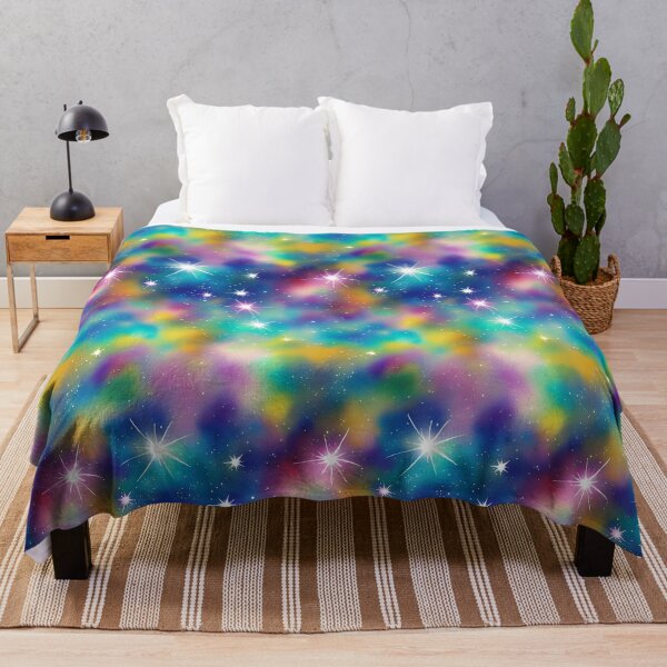Item preview, Colorful Bright Stars in the Universe Seamless Pattern, Watercolor designed and sold by Girly-Universe.