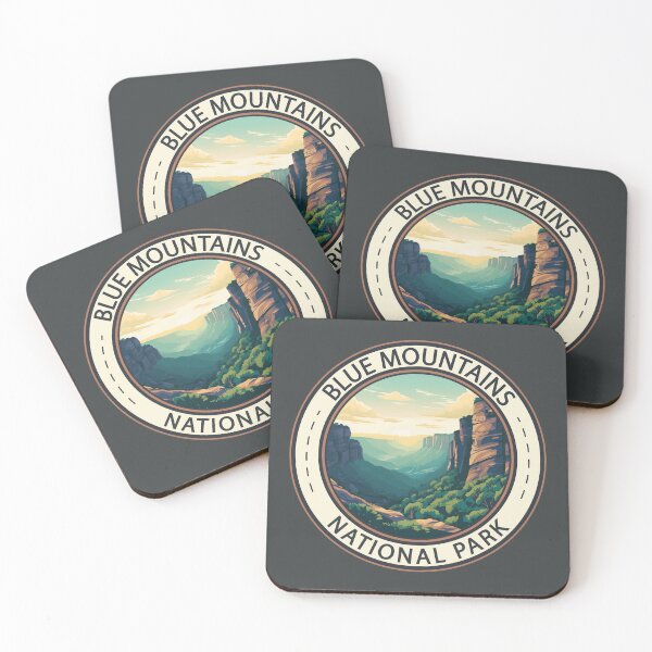 Item preview, Blue Mountains National Park Australia Emblem designed and sold by KrisSidDesigns.