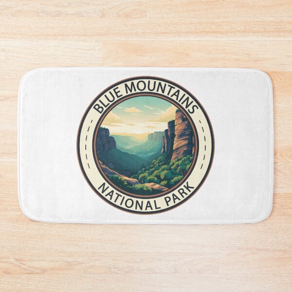 Item preview, Blue Mountains National Park Australia Emblem designed and sold by KrisSidDesigns.
