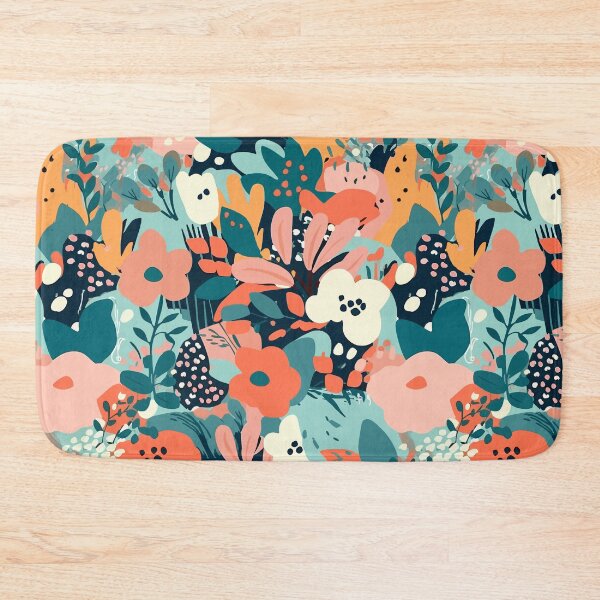 Item preview, Summer Garden Abstract Floral Pattern designed and sold by semisoberme.