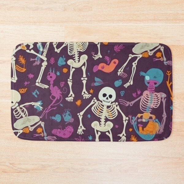 Item preview, Funny Cartoon Skeleton Pattern Art Design #13 designed and sold by Pexelpanoramas.