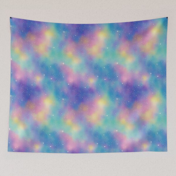 Item preview, Bright Stars in the Universe Seamless Pattern, Watercolor designed and sold by Girly-Universe.