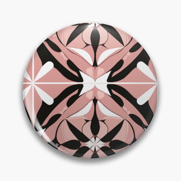 Item preview, Bold Squares in Vintage Pink Mary Quant Style designed and sold by TopArtsy.