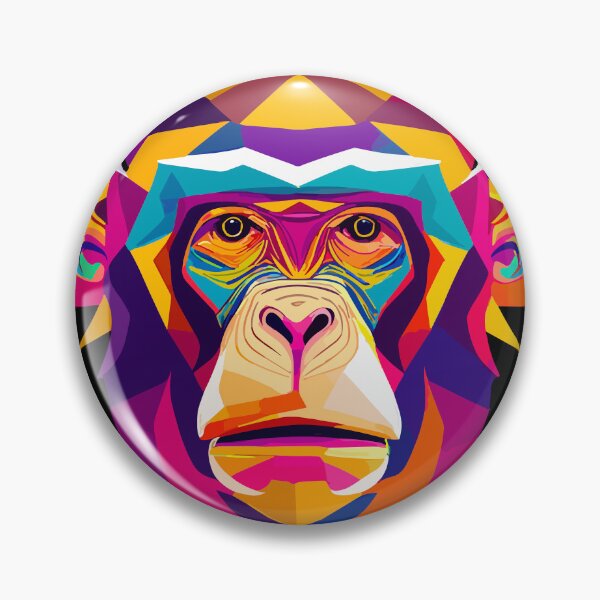 Item preview, Abstract Monkey Vector designed and sold by InstaCards.