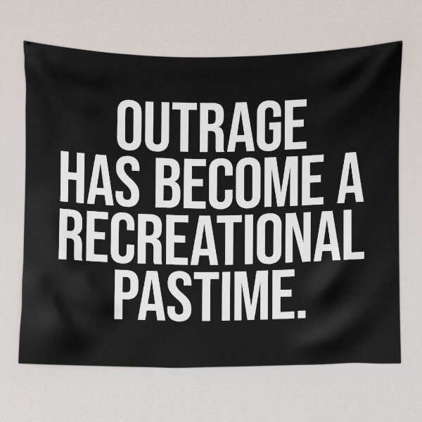 Item preview, Outrage has become a recreational pastime designed and sold by SweetLog.