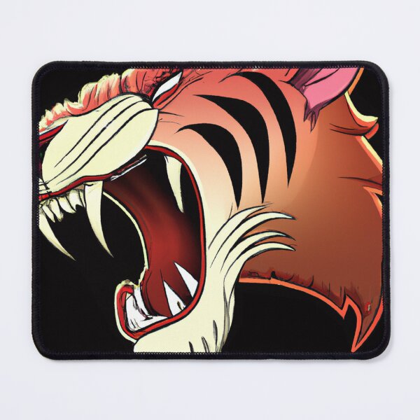 Item preview, Saber-toothed tiger cartoon predator designed and sold by Imutobi.