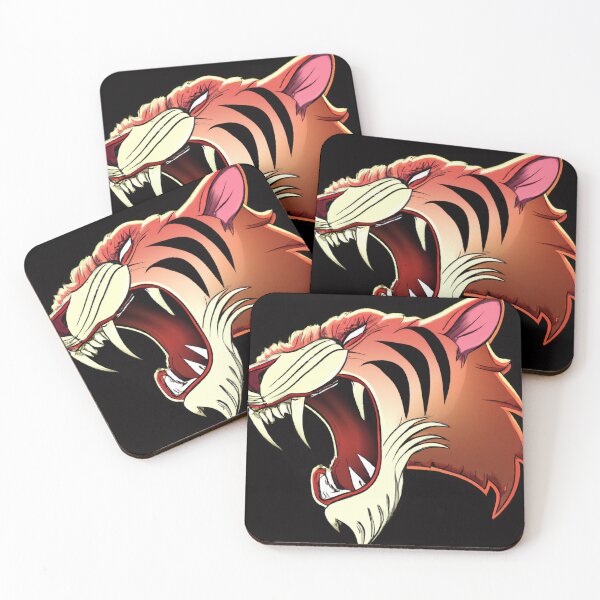 Item preview, Saber-toothed tiger cartoon predator designed and sold by Imutobi.