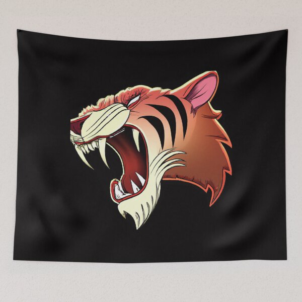 Item preview, Saber-toothed tiger cartoon predator designed and sold by Imutobi.