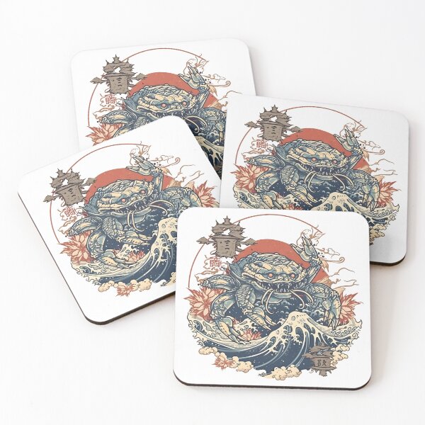 Item preview, crab in a japanese style art design designed and sold by NickLivin.