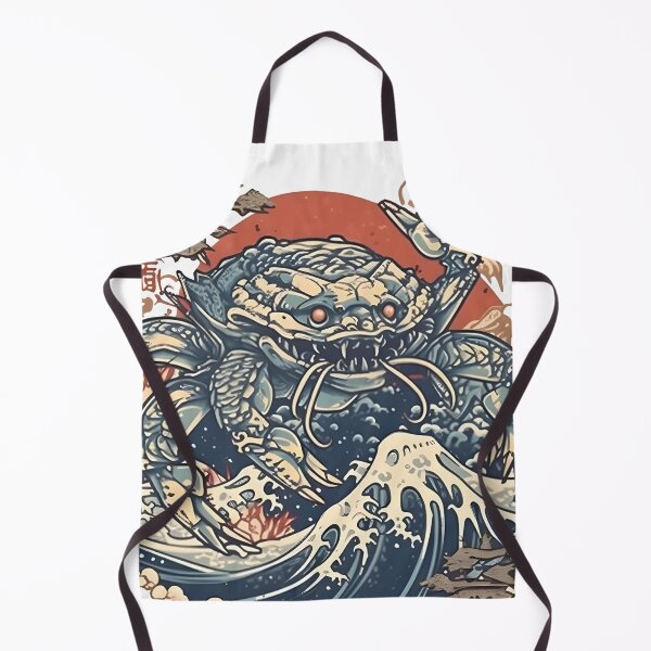 Item preview, crab in a japanese style art design designed and sold by NickLivin.