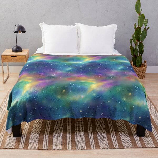 Item preview, Bright Stars in the Universe Seamless Pattern, Watercolor designed and sold by Girly-Universe.