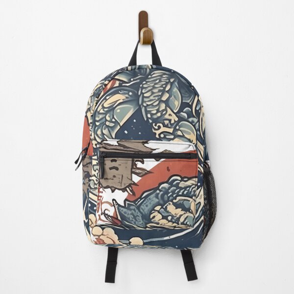 Item preview, crab in a japanese style art design designed and sold by NickLivin.