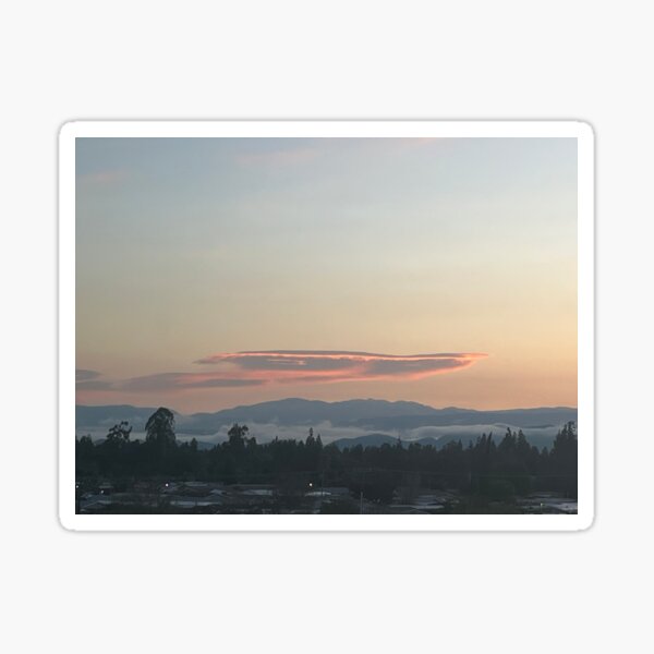 Yosemite in the Distance at Sunrise Sticker