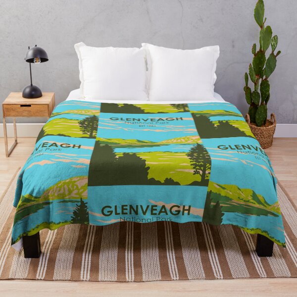 Item preview, Glenveagh National Park Ireland Lough Veagh Travel Art Vintage designed and sold by KrisSidDesigns.