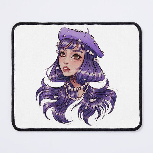 Item preview, Girl with purple hair designed and sold by oswaldjane.