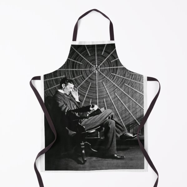 Item preview, Nikola Tesla Seated Before Invention designed and sold by Daniel Hagerman.