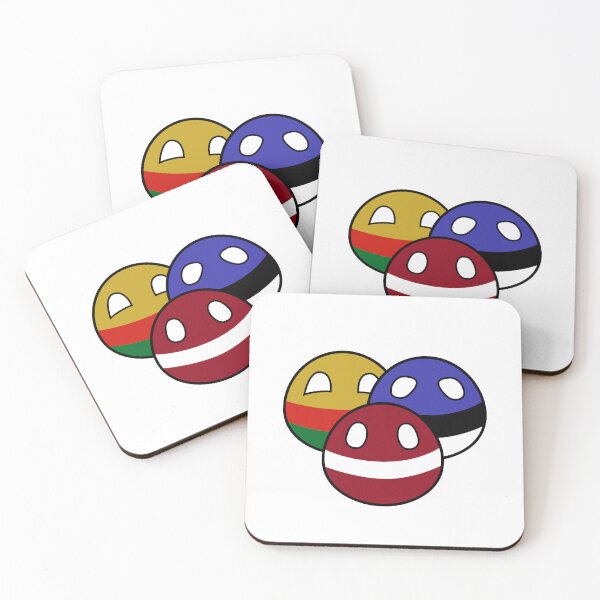 Item preview, Baltic States Polandballs designed and sold by NaNaSpaceStore.