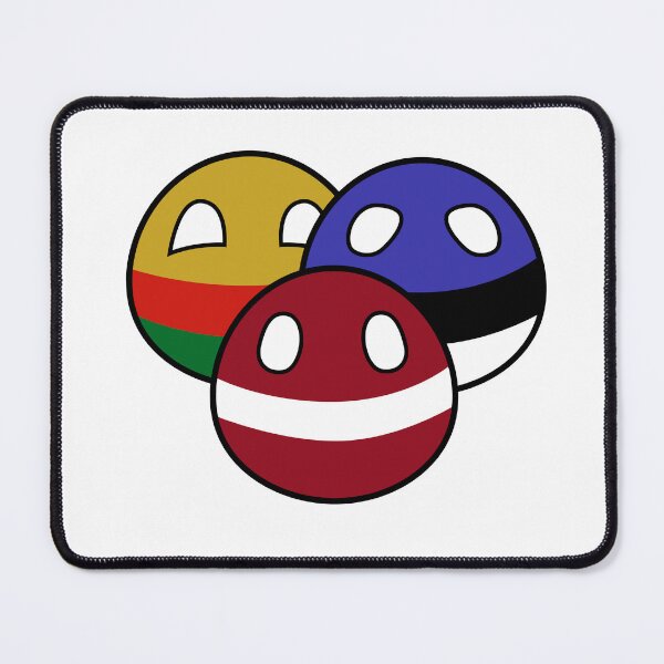 Item preview, Baltic States Polandballs designed and sold by NaNaSpaceStore.