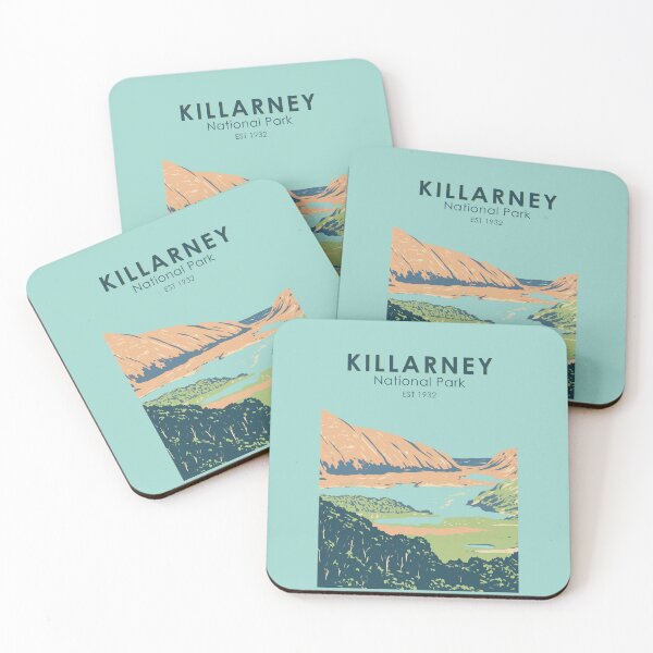 Item preview, Killarney National Park Ireland Travel Art Vintage designed and sold by KrisSidDesigns.