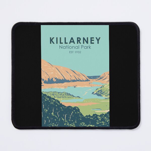 Item preview, Killarney National Park Ireland Travel Art Vintage designed and sold by KrisSidDesigns.