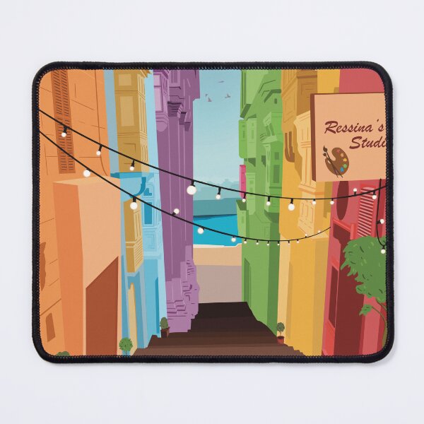 Item preview, Rainbow of Velaris Travel Poster designed and sold by KRSDrawing.