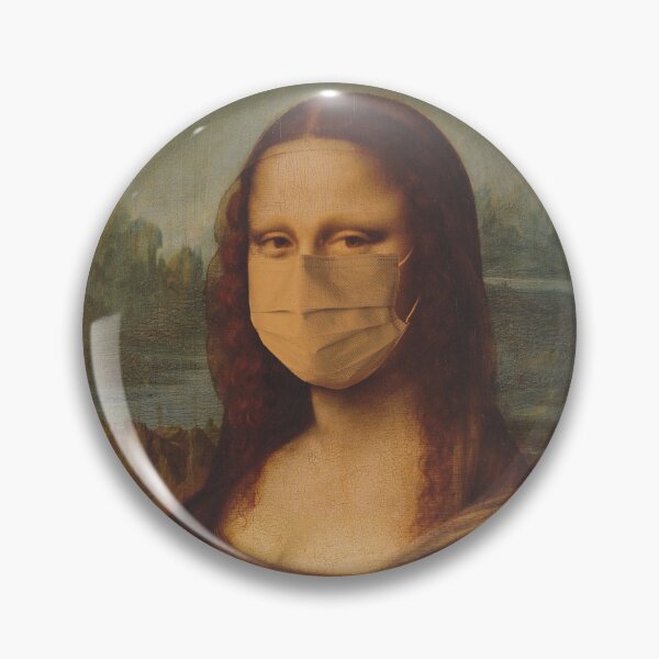 Item preview, Masked Mona Lisa: A Commentary on Protection and Sustenance in a Global Pandemic designed and sold by hpdaniel.