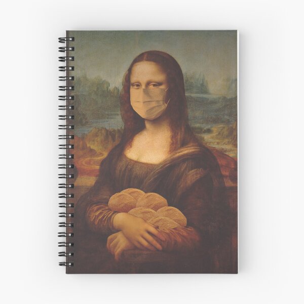 Item preview, Masked Mona Lisa: A Commentary on Protection and Sustenance in a Global Pandemic designed and sold by hpdaniel.