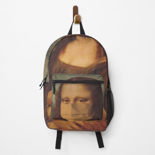 Item preview, Masked Mona Lisa: A Commentary on Protection and Sustenance in a Global Pandemic designed and sold by hpdaniel.