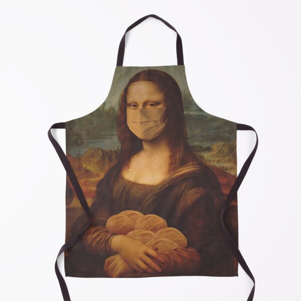 Item preview, Masked Mona Lisa: A Commentary on Protection and Sustenance in a Global Pandemic designed and sold by hpdaniel.