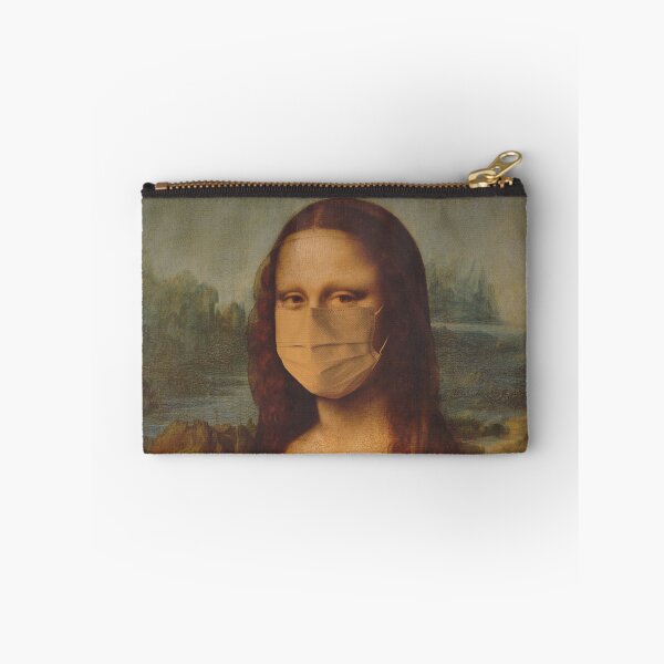 Item preview, Masked Mona Lisa: A Commentary on Protection and Sustenance in a Global Pandemic designed and sold by hpdaniel.