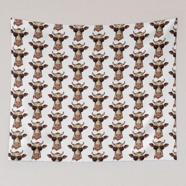 Item preview, Cow wearing sunglasses cool bull vintage designed and sold by jnhayes13.