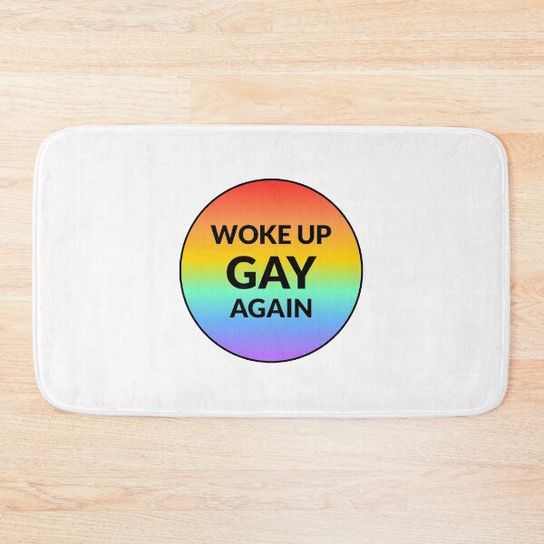 Item preview, Woke up gay again - Funny gay phrases  designed and sold by Inspirationmotivation.