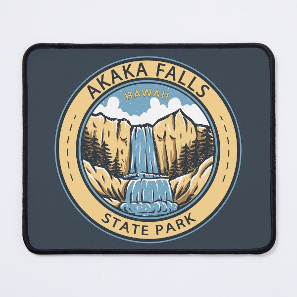Item preview, Akaka Falls State Park Hawaii Emblem designed and sold by KrisSidDesigns.