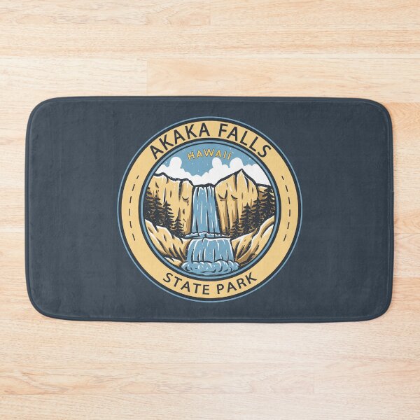 Item preview, Akaka Falls State Park Hawaii Emblem designed and sold by KrisSidDesigns.