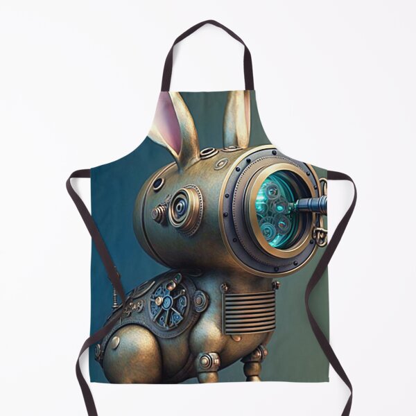 Item preview, Steampunk Bunny Rabbit With Gears designed and sold by Art.Fusion.Studio.