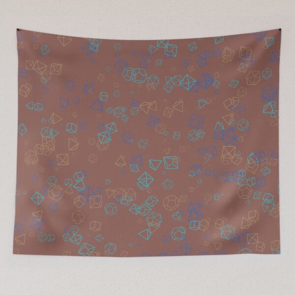 Item preview, Dnd Dice Hoard - Brown, Blue, Aqua designed and sold by AvengingSassy.