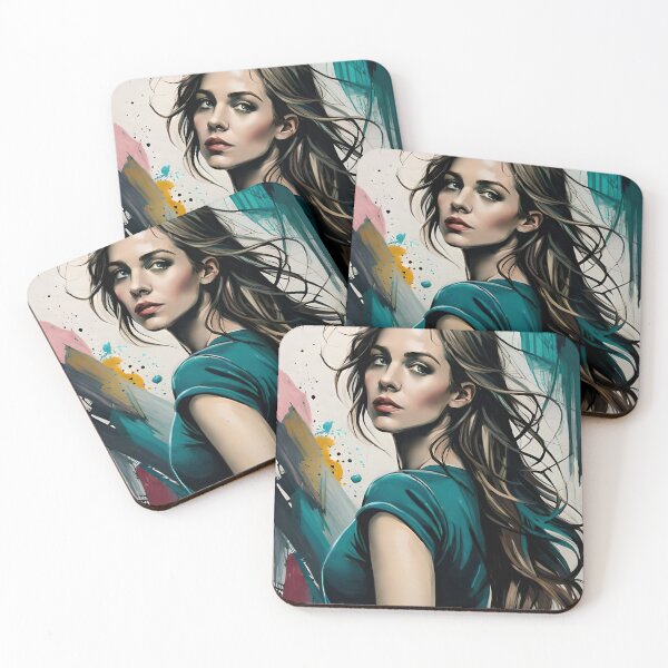 Item preview, Portrait of a young romantic woman #3 designed and sold by Armajay.