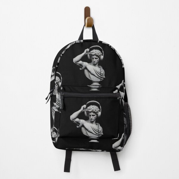 Item preview, Michelangelo's David Wearing Headphones - Classical Sculpture meets Contemporary Music - Pop Art T-Shirt, Poster, Phone Case and More! designed and sold by ilevART Studio.