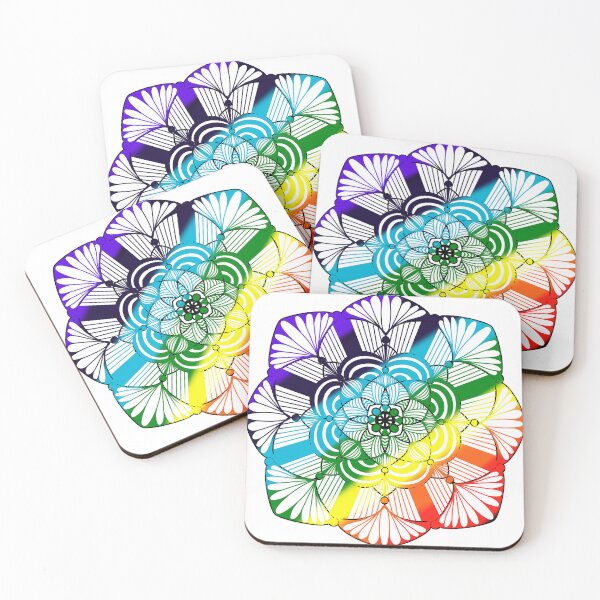 Item preview, Rainbow mandala designed and sold by Pen-queen.