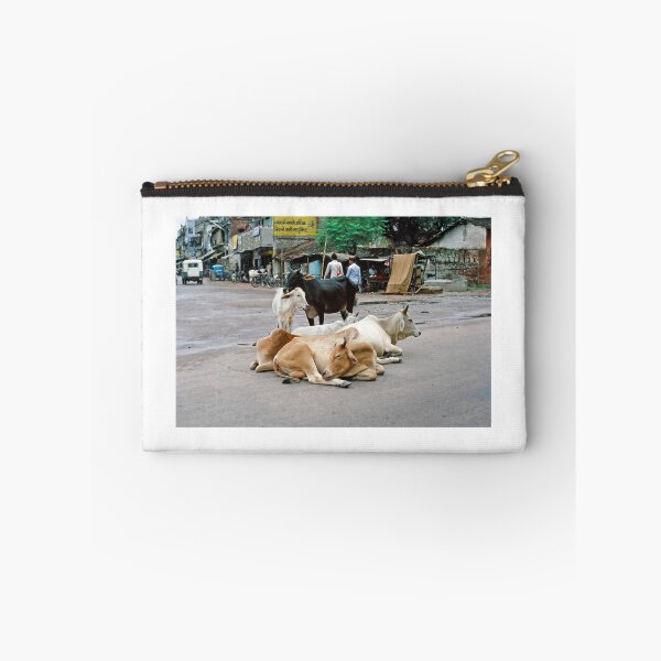 Item preview, 1980s - North India - Cows relaxing at an intersection, India designed and sold by thatwaslife.