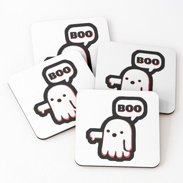 Item preview, boo sticker printed designed and sold by Wealthiest Art.