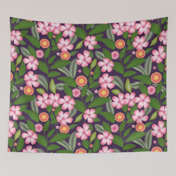 Item preview, Apple Blossom Flower - Purple designed and sold by JaselviiStudio.