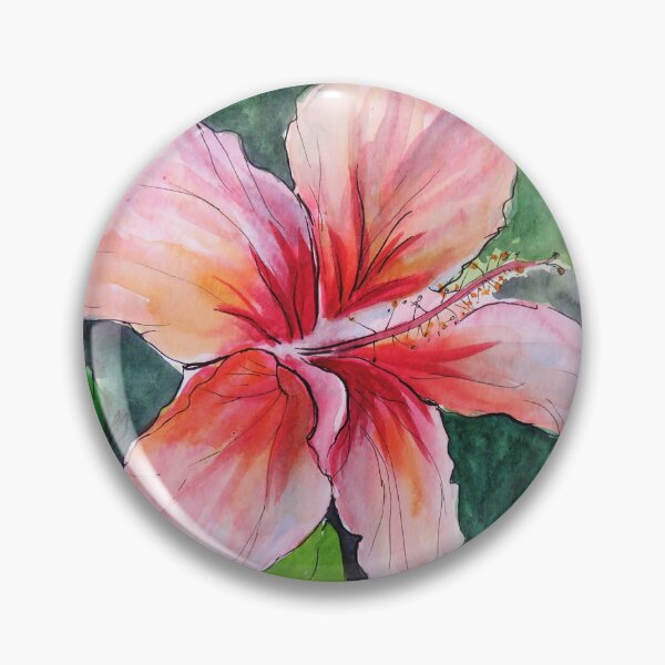 Item preview, Ruby Throated Hummingbird and Hibiscus Flower designed and sold by julyperson.