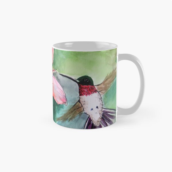 Item preview, Ruby Throated Hummingbird and Hibiscus Flower designed and sold by julyperson.