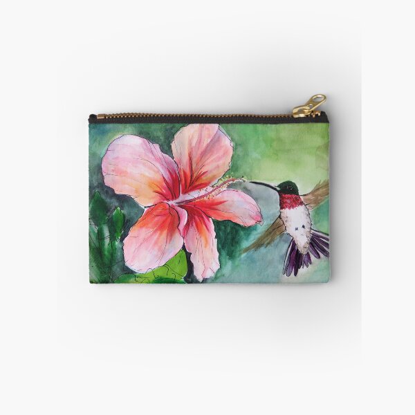 Item preview, Ruby Throated Hummingbird and Hibiscus Flower designed and sold by julyperson.