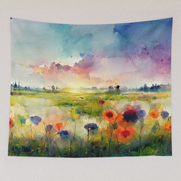 Item preview, Wildflower Serenade designed and sold by Paintings By Simon .