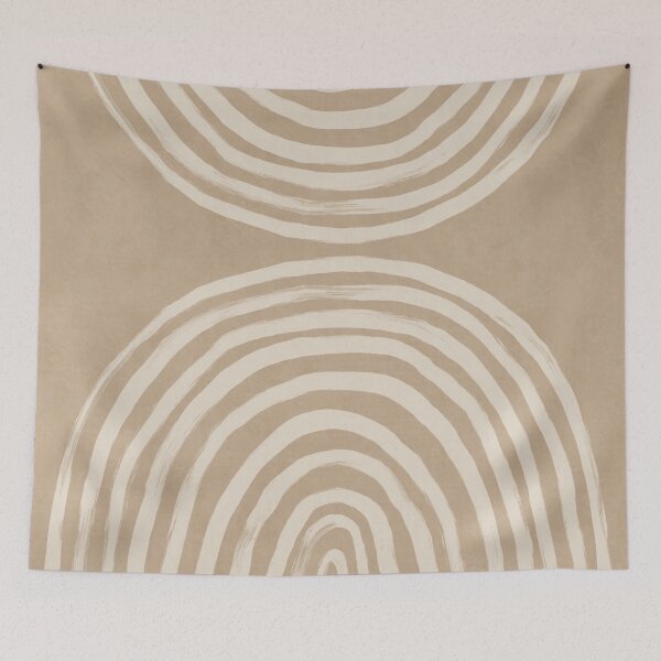Item preview, Neutral brown boho rainbows designed and sold by Miss-Belle.