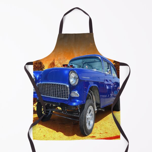 Item preview, The Shiny Blue One, 55 Chevy at a car show, OKC USA designed and sold by JohnDSmith.